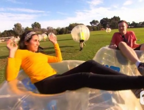 BUBBLE SOCCER WITH TOTALLY WILD AGAIN!